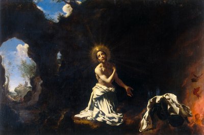 Sint Dominicus de boeteling door Carlo Dolci